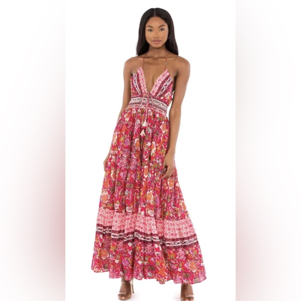 Free people floral maxi dress